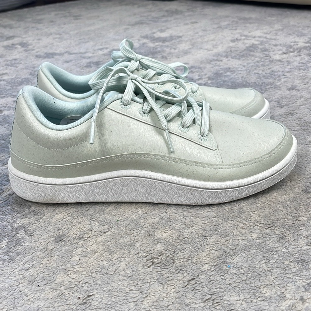 New Allbirds Plant Pacers PP Lace Up Vegan Leather Sneakers Dreamy Green Sz 8 - Picture 5 of 15